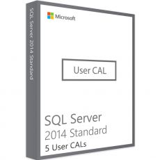 SQL Server 2014 Standard - 5 User CALs