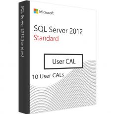 SQL Server 2012 Standard - 10 User CALs